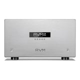 AVM Ovation SA 8.3 S Stereo Power Amplifier, Silver, front view
