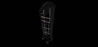 Cutaway diagram of Wilson Benesch steel tie rod compression system with threaded 13mm bars running through the enclosure