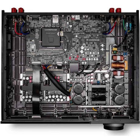 Cambridge Audio Evo 300 internal layout with Hypex NCOREx amplification and StreamMagic board