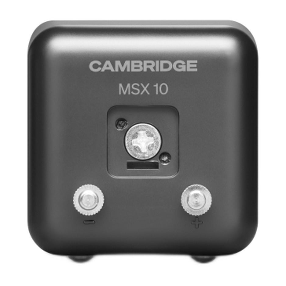 Cambridge Audio MSX10 satellite speaker, Black, rear connection panel