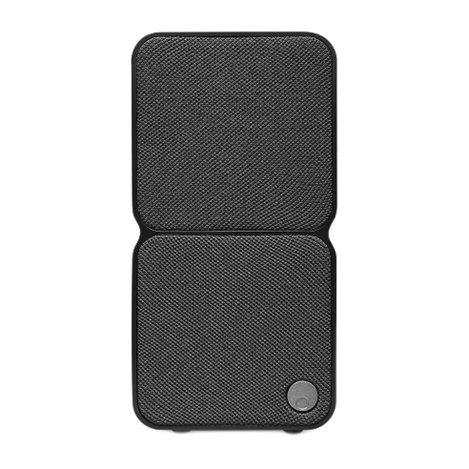 Cambridge Audio MSX20 satellite speaker, Black, front view of dual BMR grille