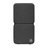 Cambridge Audio MSX20 satellite speaker, Black, front view of dual BMR grille