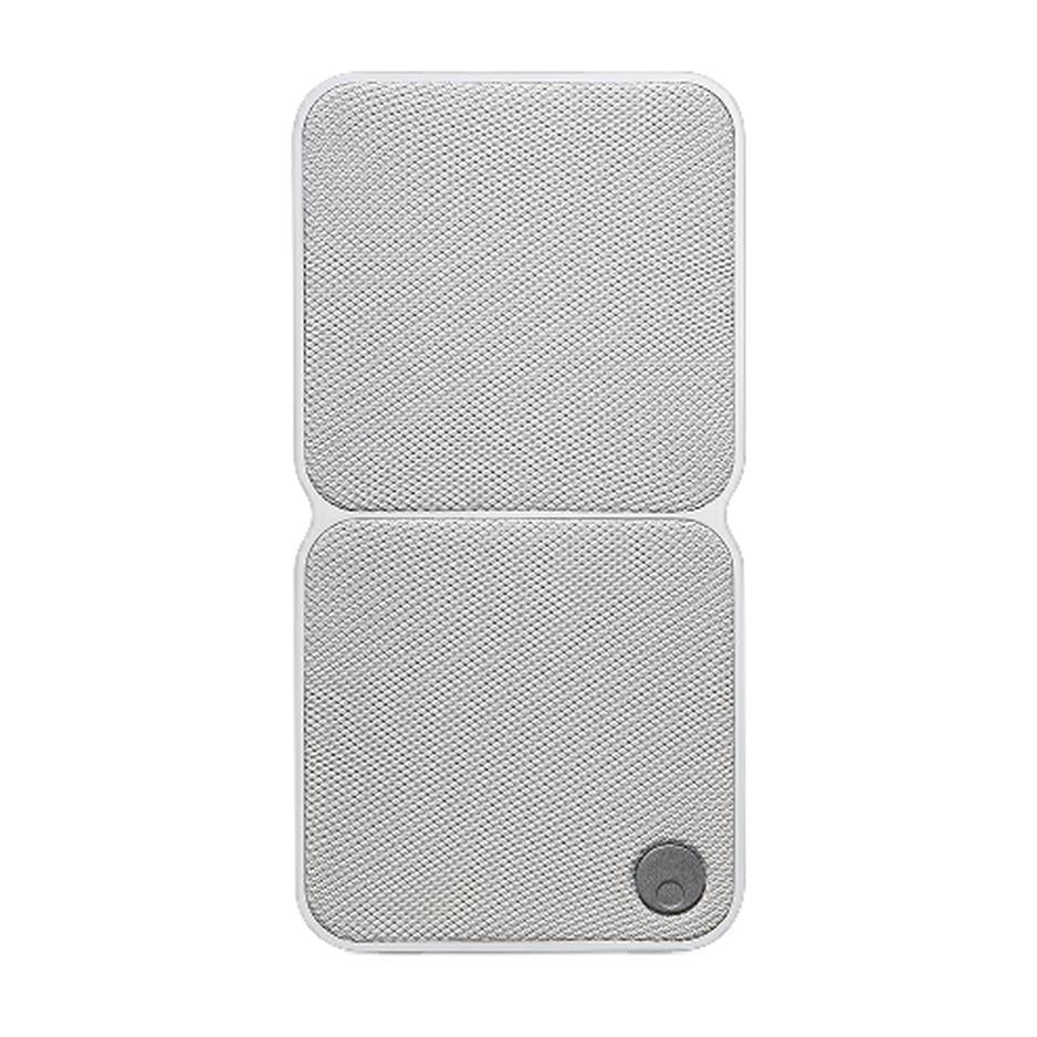 Cambridge Audio MSX20 satellite speaker, White, front view of dual BMR grille