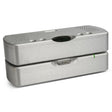 Chord Electronics Quartet upscaler in Silver, three-quarter view