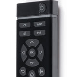 Cyrus 40 Series Remote Control, Black, mode keys and power button close-up
