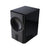 Perlisten D215s Subwoofer, High Gloss Piano Black, three-quarter front view with grille removed