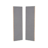 Magnepan .7 Planar Magnetic Speakers, Gray, front view of stereo pair