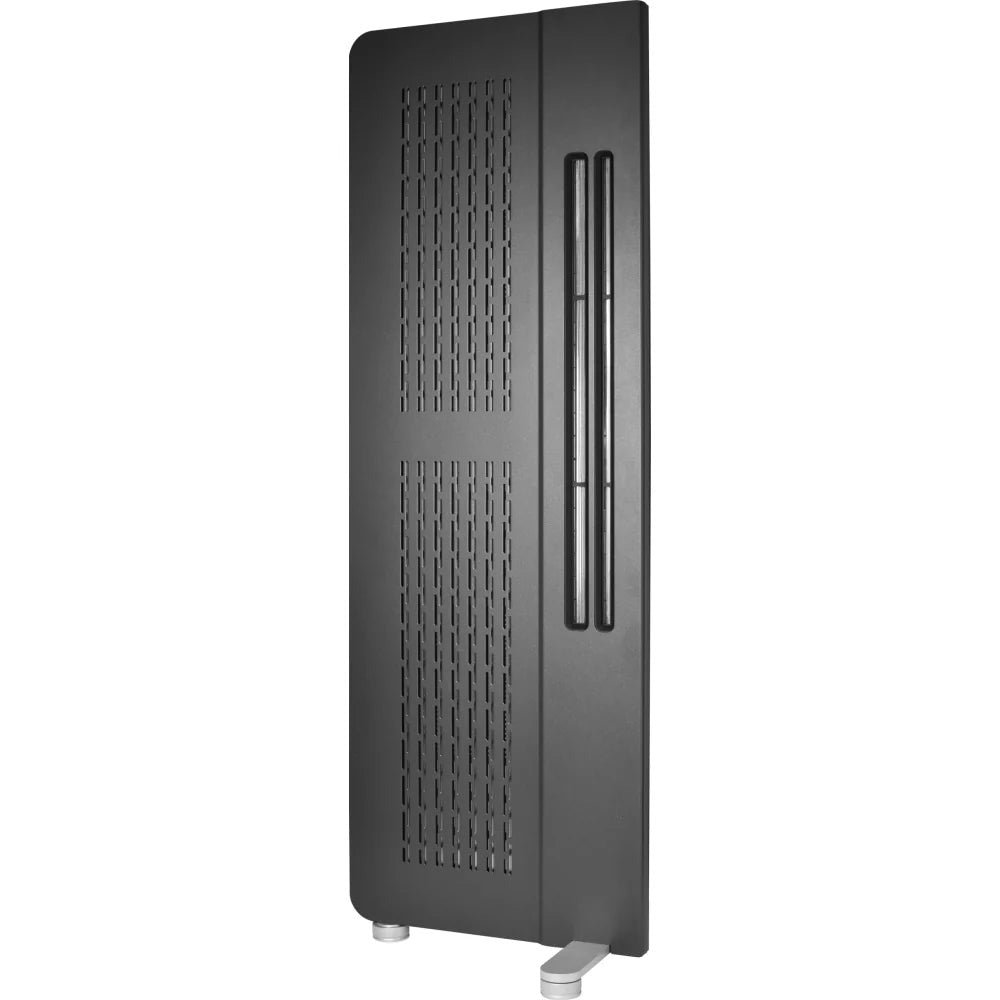 Diptyque DP170-EVO planar magnetic loudspeaker, Black, three-quarter front view of a single panel on a white background
