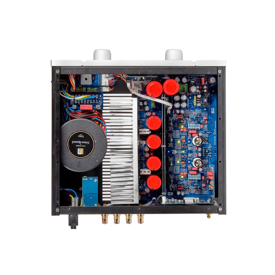 Unison Research Unico Due internal layout, top-down view
