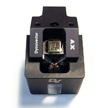 Dynavector DRT XV-1s reference MC cartridge bottom detail showing stylus and generator