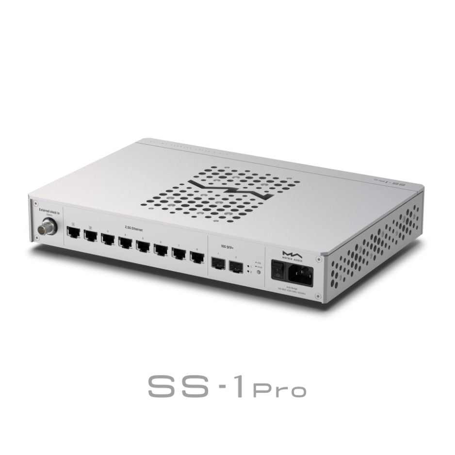Matrix Audio SS-1 PRO Audio Grade Network Switch top rear