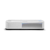 Chord Electronics Etude stereo power amplifier, silver finish front view