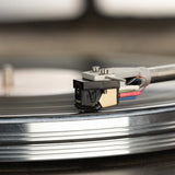 Grado Gold4 tonearm closeup with lead wires visible