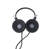 Grado GS1000 Classic Series Open-Back Headphones, Mahogany, cushion side of both earcups facing camera