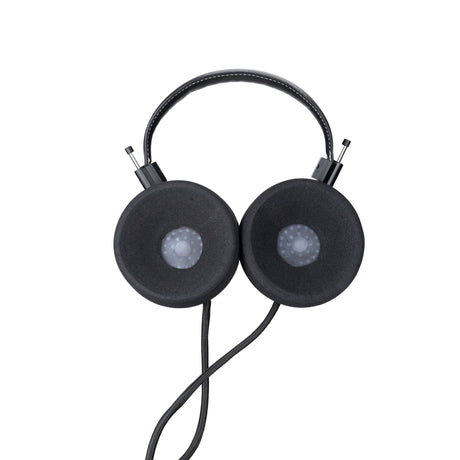 Grado GS1000 Classic Series Open-Back Headphones, Mahogany, cushion side of both earcups facing camera