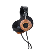 Grado GS1000 Classic Series Open-Back Headphones, Mahogany, three-quarter diagonal view