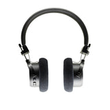Grado GW100x Wireless Open-Back Headphones, Black, front view with both earcups rotated outward and the rim controls visible