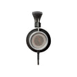 Grado Signature HP100 SE Open-Back Headphones, Space Grey, side profile of a single earcup with the model badge facing camera
