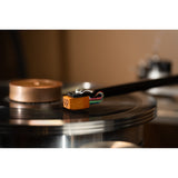 Grado Reference4 mounted on tonearm closeup