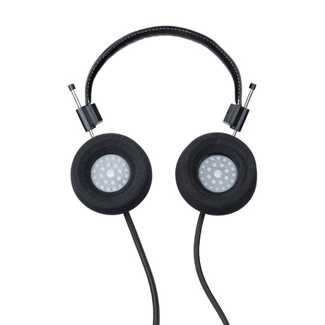 Grado RS1 Classic Series Open-Back Headphones, Tri-Wood, cushion side of both earcups facing camera
