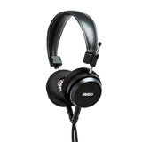 Grado Signature S150 Open-Back Headphones, Matte Black, three-quarter view facing right with the inside of the F cushion visible