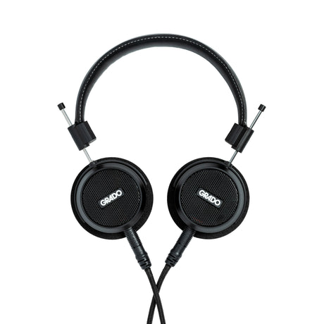 Grado Signature S150 Open-Back Headphones, Matte Black, front view of both earcups