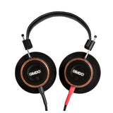 Grado Signature S550 Open-Back Headphones, Brazilian Walnut, front view of both earcups