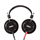 Grado Signature S750 Open-Back Headphones, Black Aluminum, front view of both earcups
