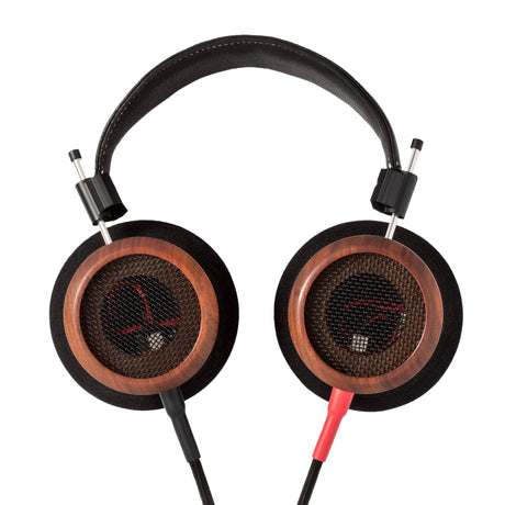Grado Signature S950 Open-Back Headphones, Brazilian Walnut, front view of both earcups