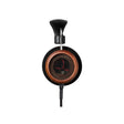 Grado Signature S950 Open-Back Headphones, Brazilian Walnut, side profile of a single earcup with the walnut housing facing camera