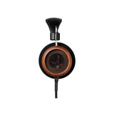 Grado Signature S950 Open-Back Headphones, Brazilian Walnut, side profile of a single earcup with the walnut housing facing camera