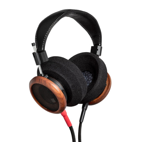 Grado Signature S950 Open-Back Headphones, Brazilian Walnut, three-quarter diagonal view