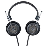 Grado SR325 Classic Series Open-Back Headphones, Black, front view of both earcups