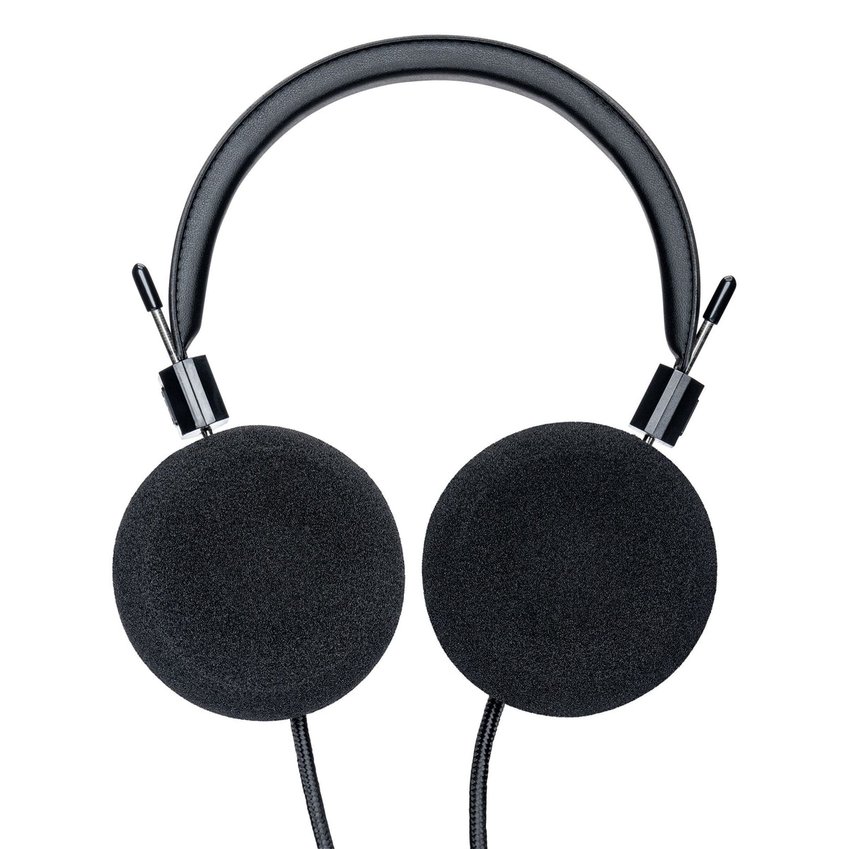 Grado SR60 Classic Series Open-Back Headphones, Black, S cushion earpads facing camera