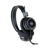 Grado SR60 Classic Series Open-Back Headphones, Black, three-quarter diagonal view