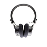 Grado W Cushions Replacement Earpads, black foam, cushion side view, shown fitted to the Grado GW100x