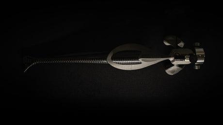 Wilson Benesch Graviton Ti bearing hub and EcoGrip hydraulic chuck detail showing SLS titanium tessellated structures