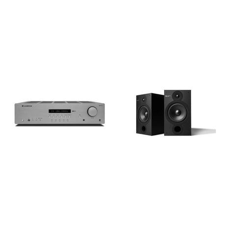 Mike's  HiFi System: Cambridge Audio AXR100 stereo receiver and SX60 bookshelf speakers