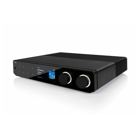 Cyrus 80 PRE three-quarter angle with streaming display