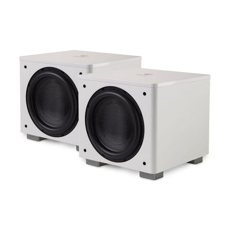 REL HT/1205 MKII Subwoofer whie pair 