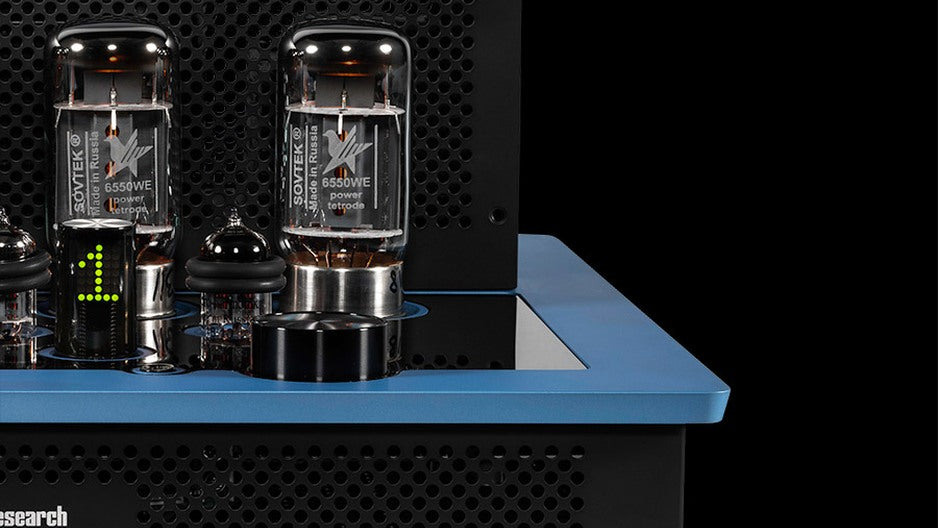 Audio Research I/55 tube detail close-up