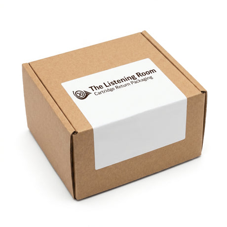 Listening Room Packaging cartridge return box