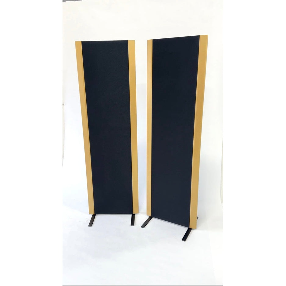 Magnepan 2.7i Planar Magnetic Speakers, Black, front view of stereo pair
