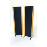Magnepan 2.7i Planar Magnetic Speakers, Black, front view of stereo pair