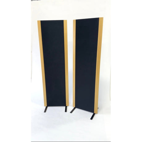 Magnepan 2.7i Planar Magnetic Speakers, Black, front view of stereo pair