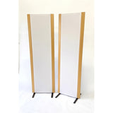 Magnepan 2.7i Planar Magnetic Speakers, Off-White, front view of stereo pair