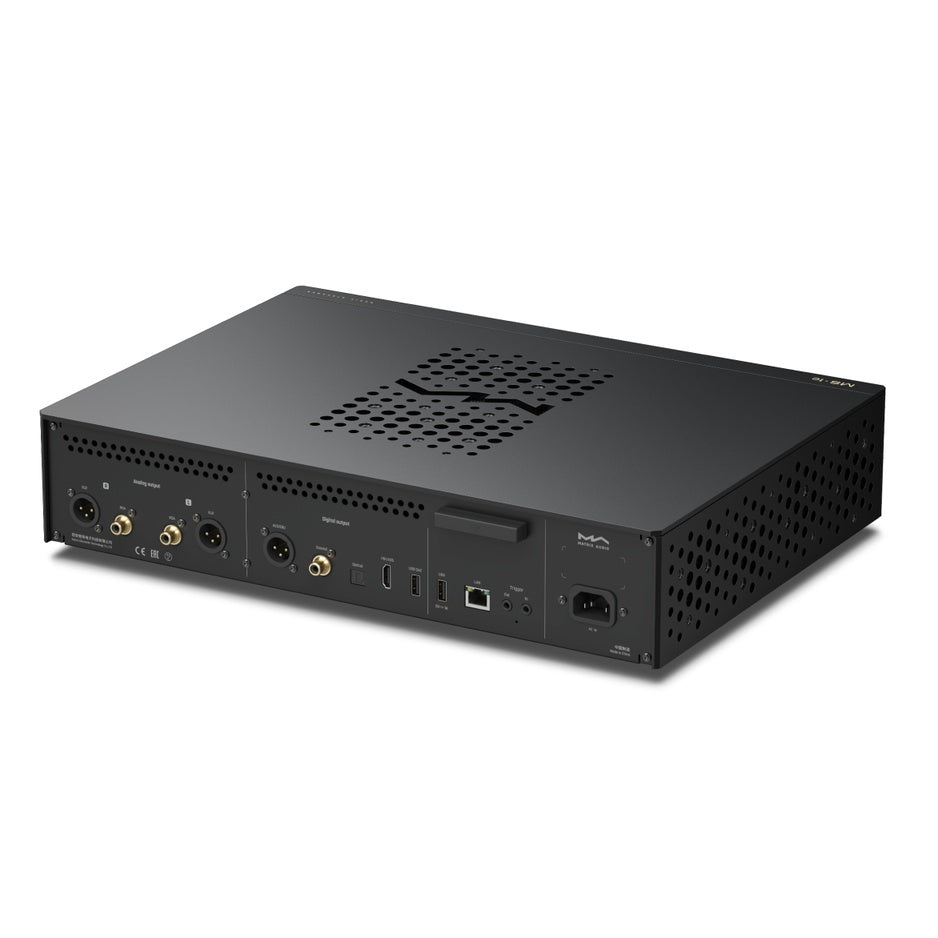 Matrix Audio MS-1c Black rear three-quarter view