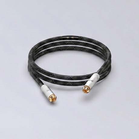 Matrix Audio OCC Hi-Fi Analog Interconnect Cable RCA termination single cable centered