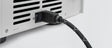 Matrix Audio OFC power cable IEC C13 connector plugged into amplifier rear panel