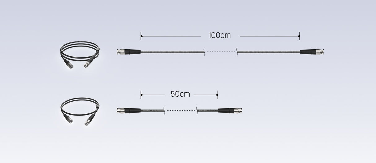 Matrix Audio Silver Copper Hi-Fi Clock Cable, full range in both lengths, 50 cm and 100 cm